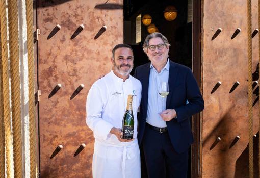 Ángel y Benoît, con el Grand Vintage 2015