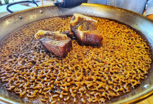 Arroz seco con parpatana