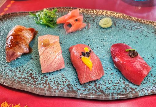 El surtido de nigiris