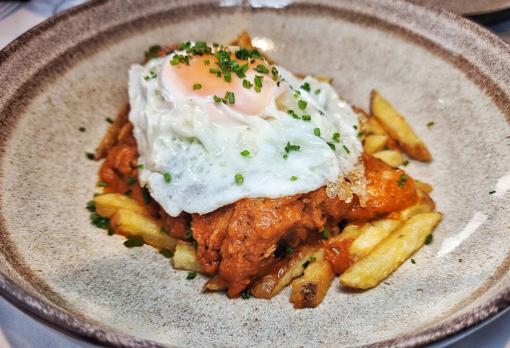 Atún a la moruna, ahora con huevo y patatas