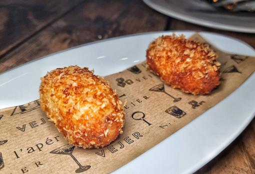 Las famosas croquetas de jamón de Juanlu Fernández