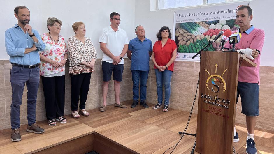 Los productos de las arenas finas de Sanlúcar se promocionarán en el centro de la ciudad