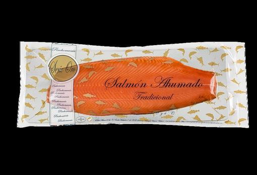 Salmón ahumado 'Serie Oro'.