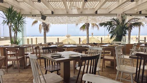 Restaurantes a pie de playa en la provincia de Cádiz