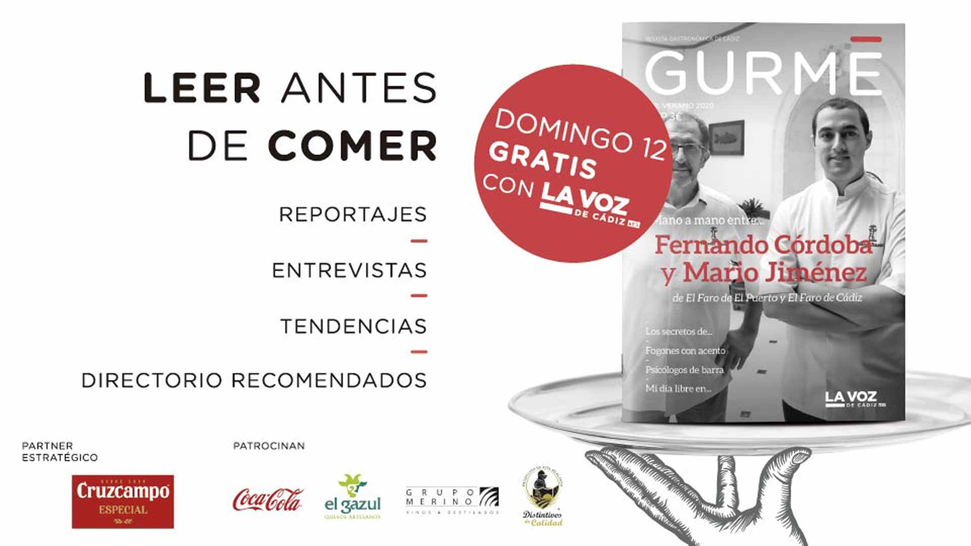 La Revista GURMÉ llega a los kioscos este domingo con La Voz de Cádiz