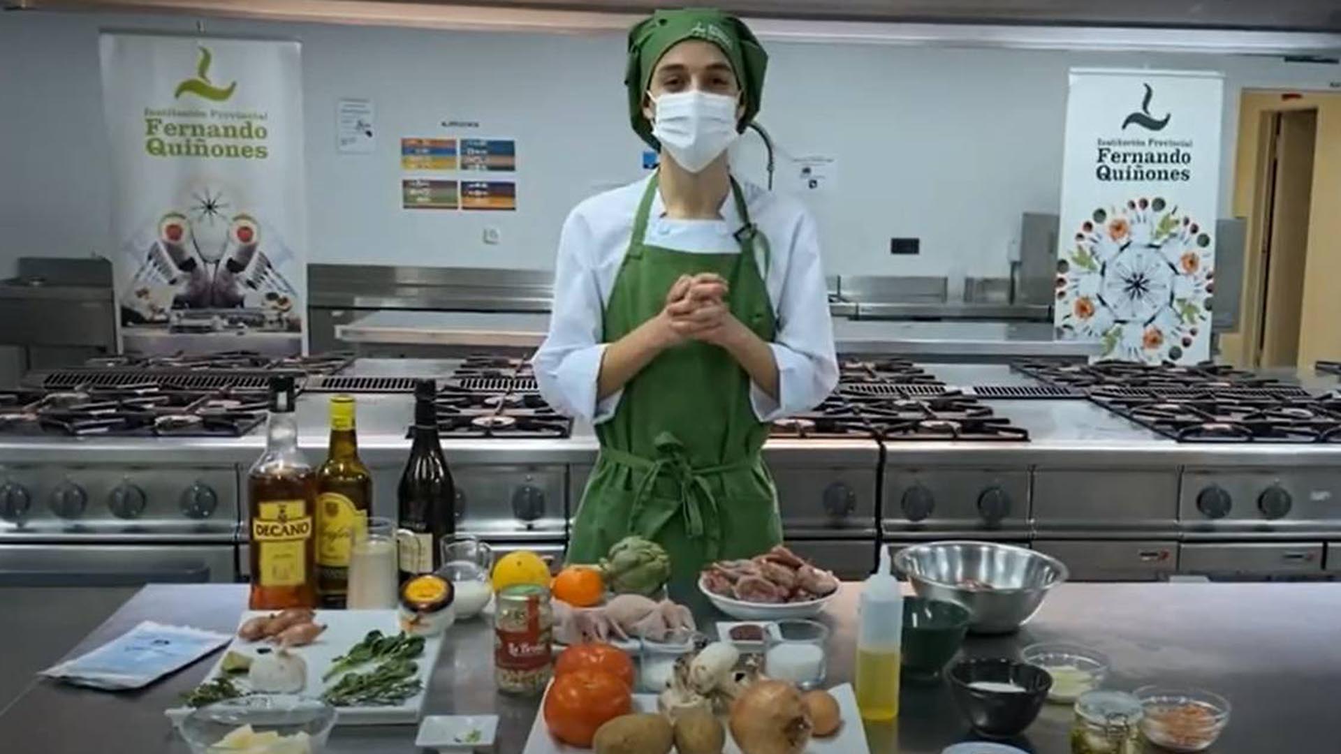 Álvaro López y Adrián Calvente, en la final del Premio Promesas Le Cordon Bleu Madrid