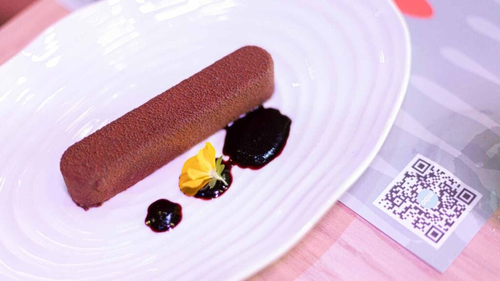 quorumturronfoie. Turrón de foie con mermelada de frutos rojos. | Foto: Cedida.