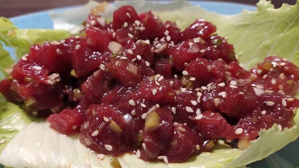 azoteasofiaconiltartar. El tartar de atún al estilo de Fran.