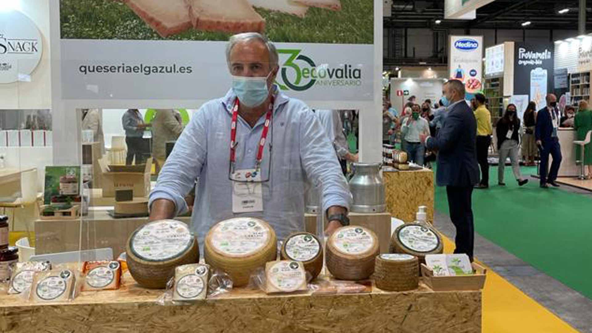 Los quesos de El Gazul, en la Eco Living Iberia de Madrid