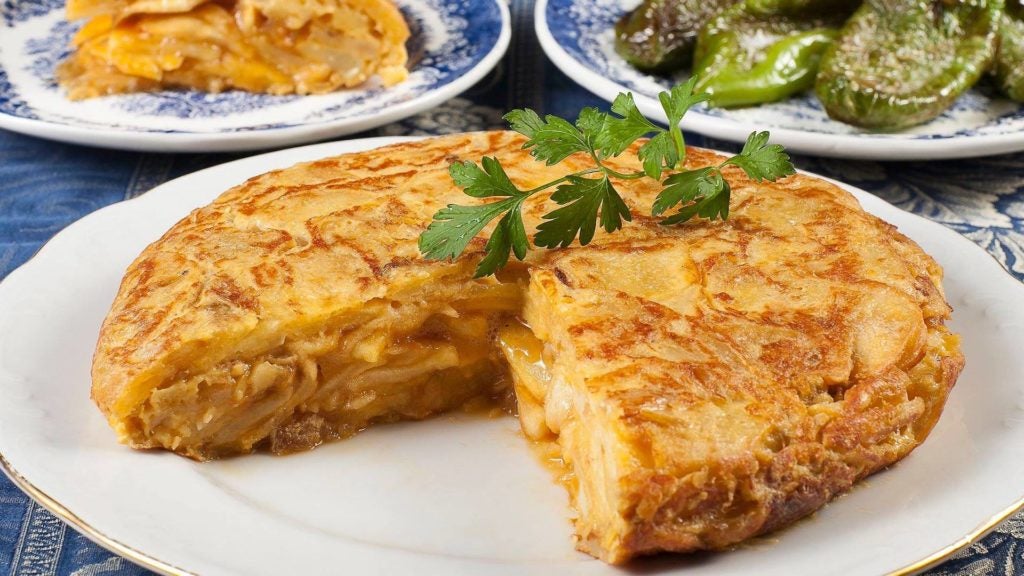 tortilla de patatas de taberna gaspar. 