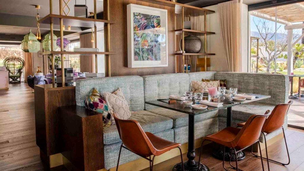 comer en boho club en marbella. 