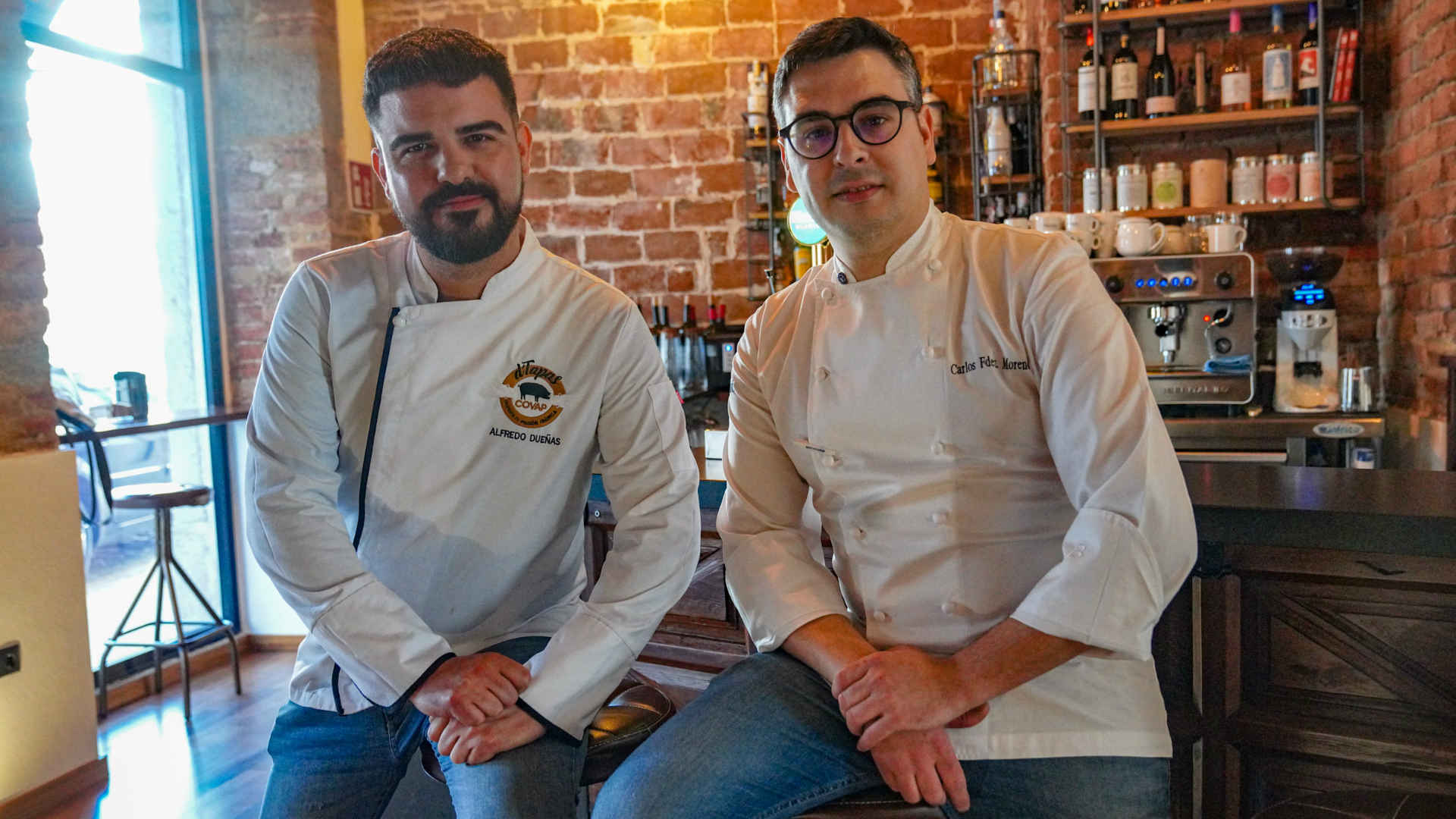 Alfredo Dueñas y Carlos Fernández, los chefs que han puesto Pozoblanco
