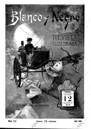 BLANCO Y NEGRO MADRID 12-07-1891