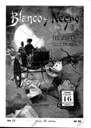 BLANCO Y NEGRO MADRID 16-08-1891