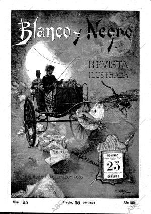 BLANCO Y NEGRO MADRID 25-10-1891