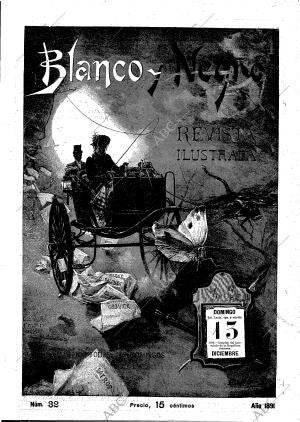 BLANCO Y NEGRO MADRID 13-12-1891