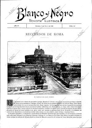 BLANCO Y NEGRO MADRID 05-05-1894