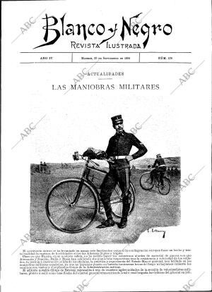 BLANCO Y NEGRO MADRID 29-09-1894