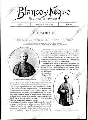 BLANCO Y NEGRO MADRID 27-04-1895