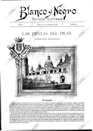 BLANCO Y NEGRO MADRID 12-10-1895