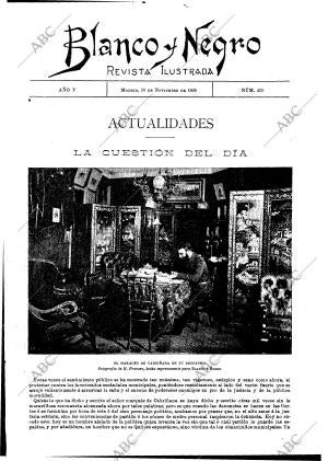 BLANCO Y NEGRO MADRID 30-11-1895