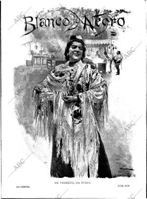 BLANCO Y NEGRO MADRID 27-06-1896