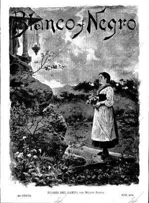BLANCO Y NEGRO MADRID 01-08-1896