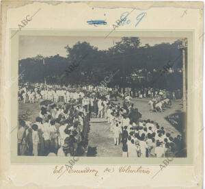 Manila (Filipinas), 27/09/1896. Guerra de Filipinas. Escuadrón de voluntarios