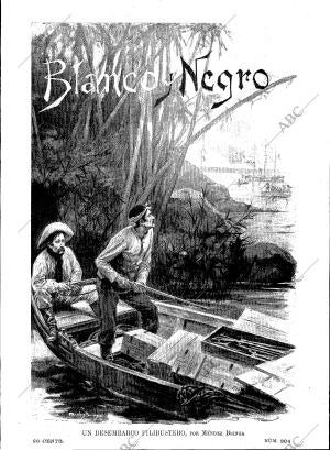 BLANCO Y NEGRO MADRID 10-10-1896