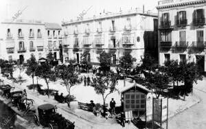 La plaza de la magdalena en la época Romántica