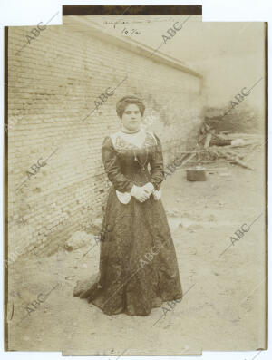 Retrato de Cecilia Aznar autora de la muerte de don Manuel Pastor