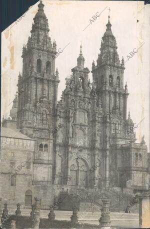 Fachada principal de la catedral de Santiago de Compostela