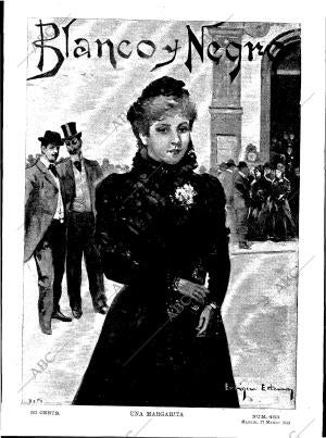 BLANCO Y NEGRO MADRID 17-03-1900