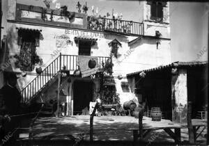 Caseta de la Feria, que reproduce la Venta del Enano