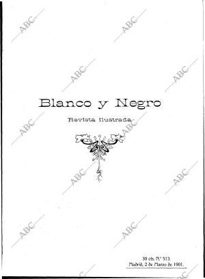 BLANCO Y NEGRO MADRID 02-03-1901