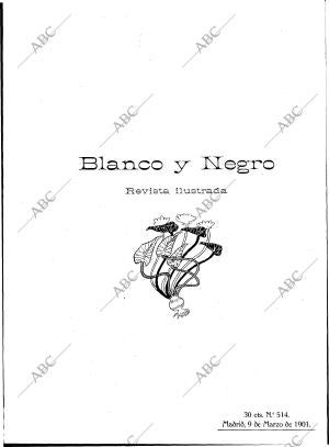 BLANCO Y NEGRO MADRID 09-03-1901
