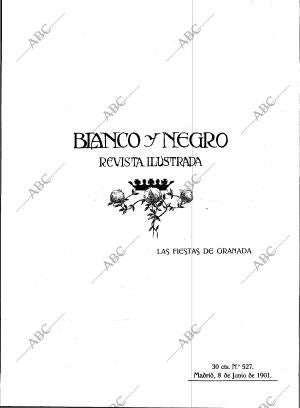 BLANCO Y NEGRO MADRID 08-06-1901