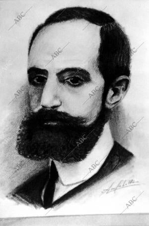 Retrato de Carlos Pedrós, primer presidente del Real Madrid