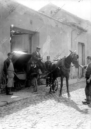 Un coche de caballos