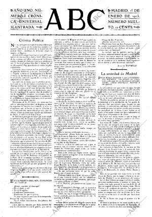 ABC MADRID 15-01-1903