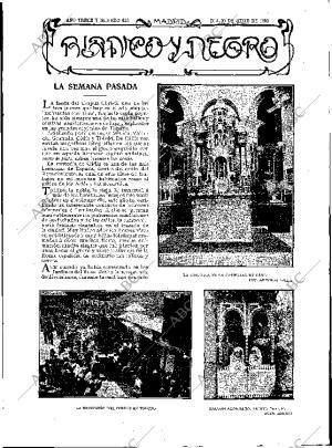 BLANCO Y NEGRO MADRID 20-06-1903