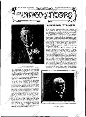 BLANCO Y NEGRO MADRID 03-10-1903