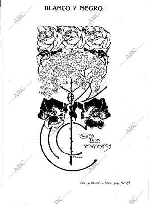BLANCO Y NEGRO MADRID 09-04-1904