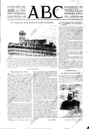 ABC MADRID 17-11-1904