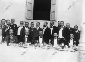 Banquete de la Academia de Jurisprudencia celebrado en La Huerta, en honor al...