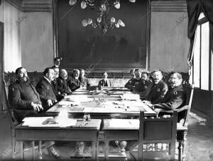 La comisión Gestora, en la reunión Celebrada ayer en el ministerio de Trabajo