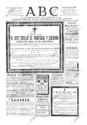 ABC MADRID 26-11-1906