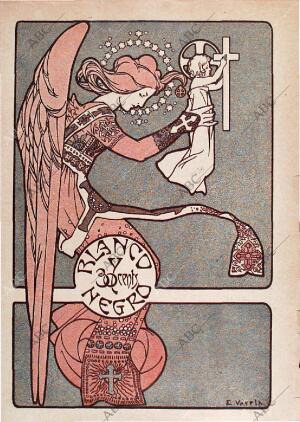 BLANCO Y NEGRO MADRID 22-12-1906