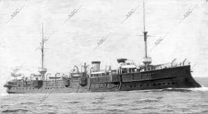 El crucero Francés "Jean Bart", perdido en la costa africana