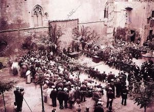 El centenario del Rey don Jaime, acto inaugural del monumento A Jaime I en la...